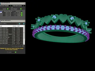 Light Wt Ring - 77 3D print model