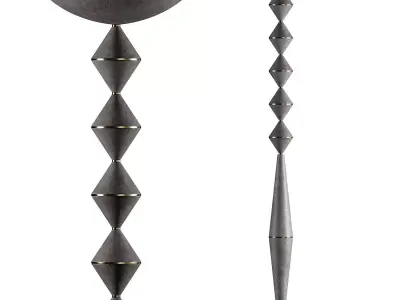 Palefire Totem Floor Lamp 3D model