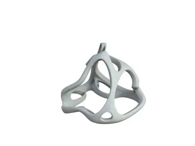 SciFi Cube Object No 62927 Low Poly Shape Low-poly 3D model