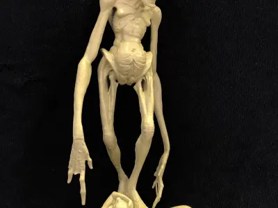 Alien Resurrection Newborn Statue 3D print model