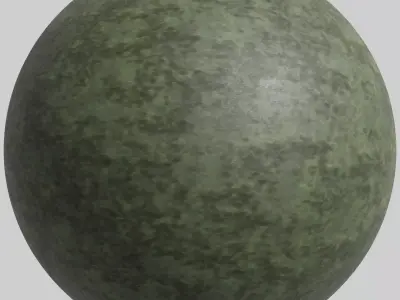 Worn smooth grey stone - 4K PBR BRDF material Texture