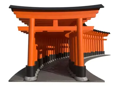 Fushimi Inari Shrine 3D model