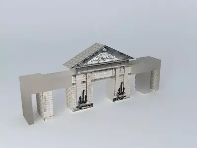 Door of the Carrack San Fernando Free 3D model