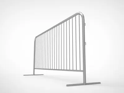 road barrier type steel 3D model