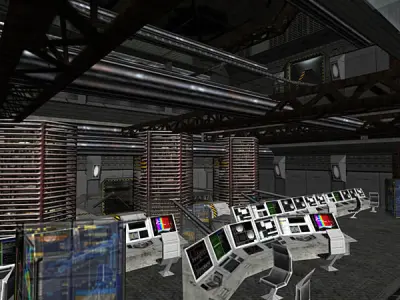 3DRT - Science Labs Low-poly 3D model