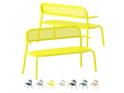 Fatboy toni bankski bench 3D model