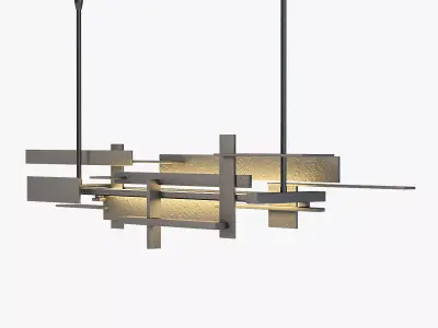 Planar Large Led Pendant 3D model