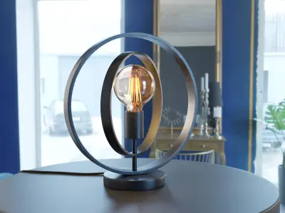 Rings Table Lamp 3D model