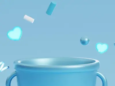 The Winner Includes Lighting Setup 3D model