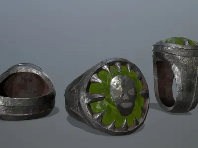 Heal Ring Low-poly 3D model
