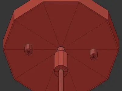 Tommie Dimmable Sputnik Modern Linear Chandelier 3D model