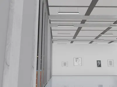 OFFICE ROOM  empty  INTERIOR 3D 3D model