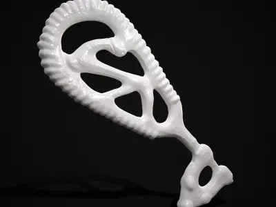 Brass Viking Key 3D Print 3D print model