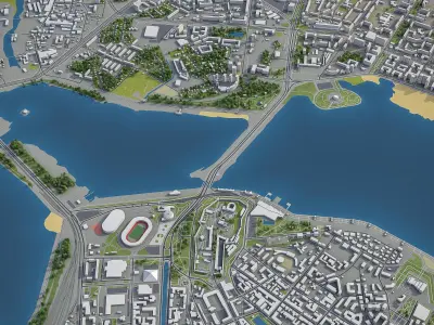 Kazan  Low-poly 3D model