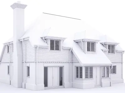 British House Heatherlea P4 3D model