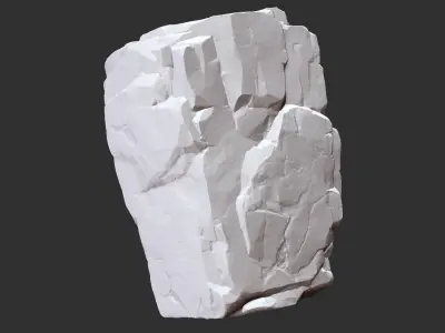 3D Mountain rock Zbrush sculpt 3D model