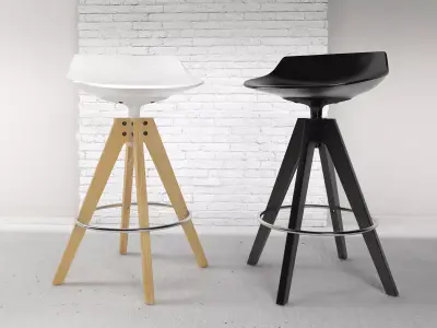 Flow Stool VN 4-65 3D model