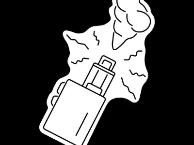 Vape Neon Sign 3D model