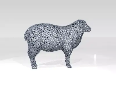 Sheep Voronoi 3D model