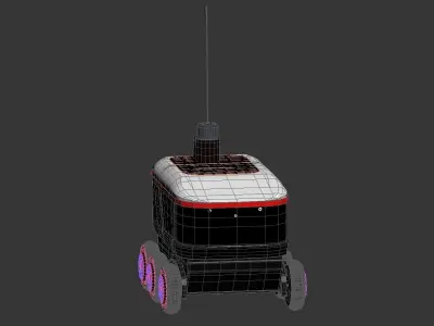 Yandex Delivery Robot 3D model