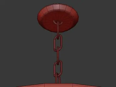 Bryanna 3 Light Chandelier 3D model