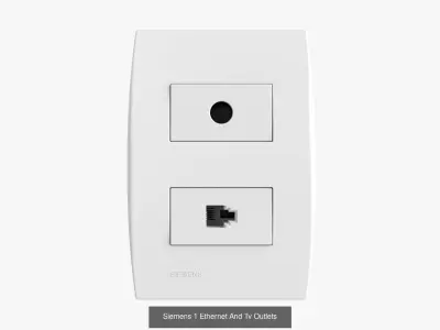 Siemens Outlets and Switches 3D Model Pack
