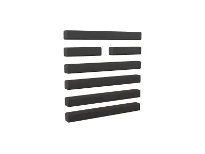 I Ching Hexagrams 14 da you v1 001 Low-poly 3D model