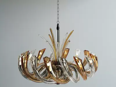 Alister Chandelier Iris Cristal Bohemia 3D model
