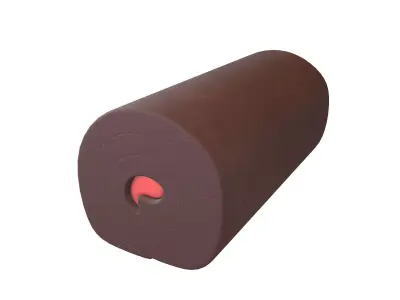 Swiss Roll v1 006 Low-poly 3D model