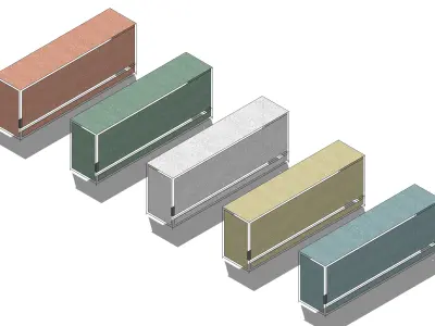 Simple Bus Stop 3D model