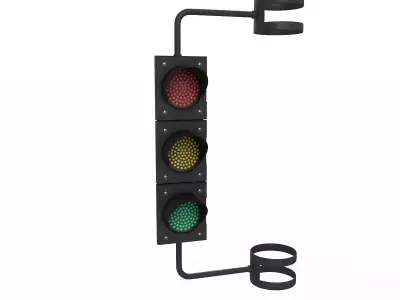 Traffic Light Black 3D model