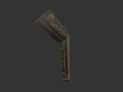 Handle sci-fi 001 Low-poly 3D model
