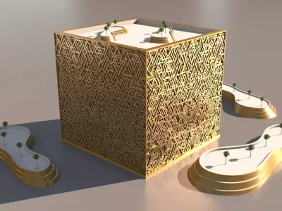 The Cube 3D model