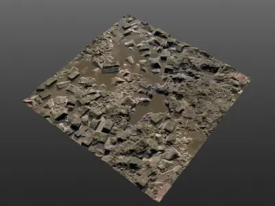 Rubble Pbr Textures  Texture
