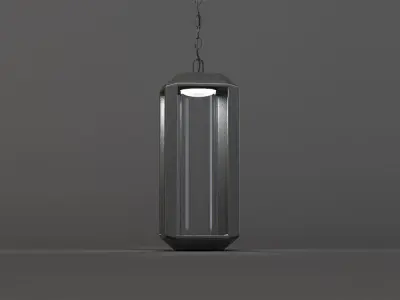 Artcraft Wexford Leaf Led Outdoor Hanging Light 3D model