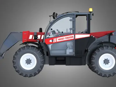 Massey Ferguson Telehandler - 9407S 3D model