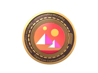 Decentraland Coin v3 001 3D model