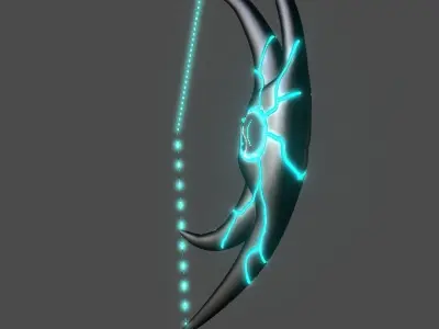 Hole Bow Low-poly 3D model