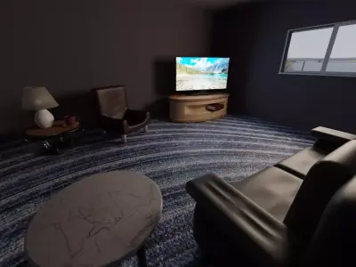 Living Room 3D model