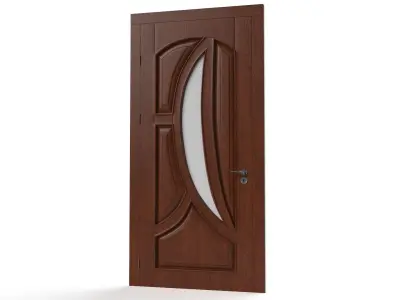 Interior doors with door handle Jado Padua 3D model