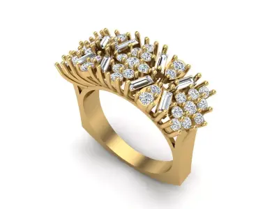 Jewelry ring 419 3D print model