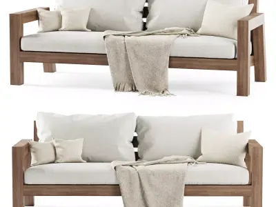 Lars couch by Piet Boon 3D model