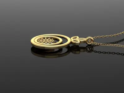 Pendant P083 3D Print Model 3D print model