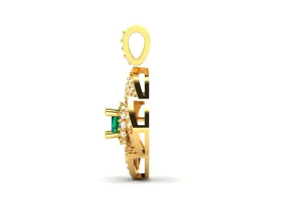 Women Pendants 3dm STL OBJ FBX Render Details 3D print model 14