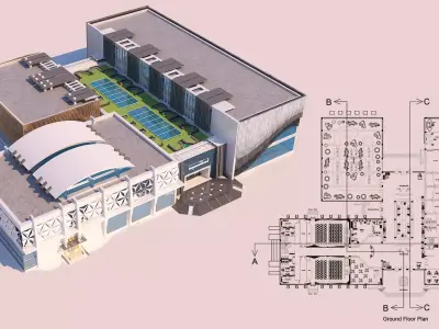 0038 - Art Center - 2021 - 01 - Design 07 - 2D Plans - 3D Files 3D model