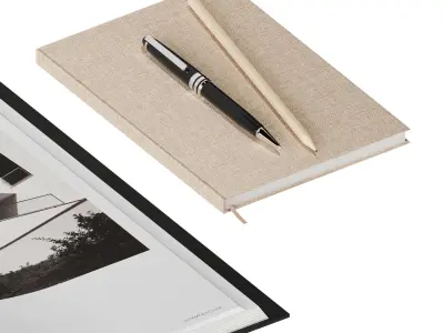 Workspace Decorative Set With PH Lamp 3D model