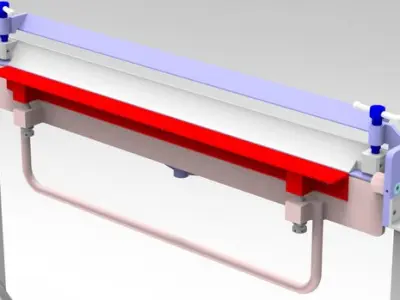 Sheet Metal Folding 1000 Light 3D model