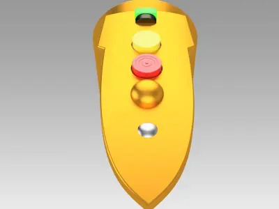 Star Trek Eymorg Control Bracelet  Spocks Brain 3D print model