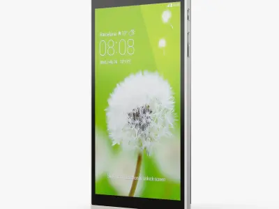 Huawei MediaPad M1 Low-poly 3D model