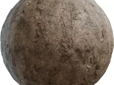 Dry Mud with Straw Scuffs Texture